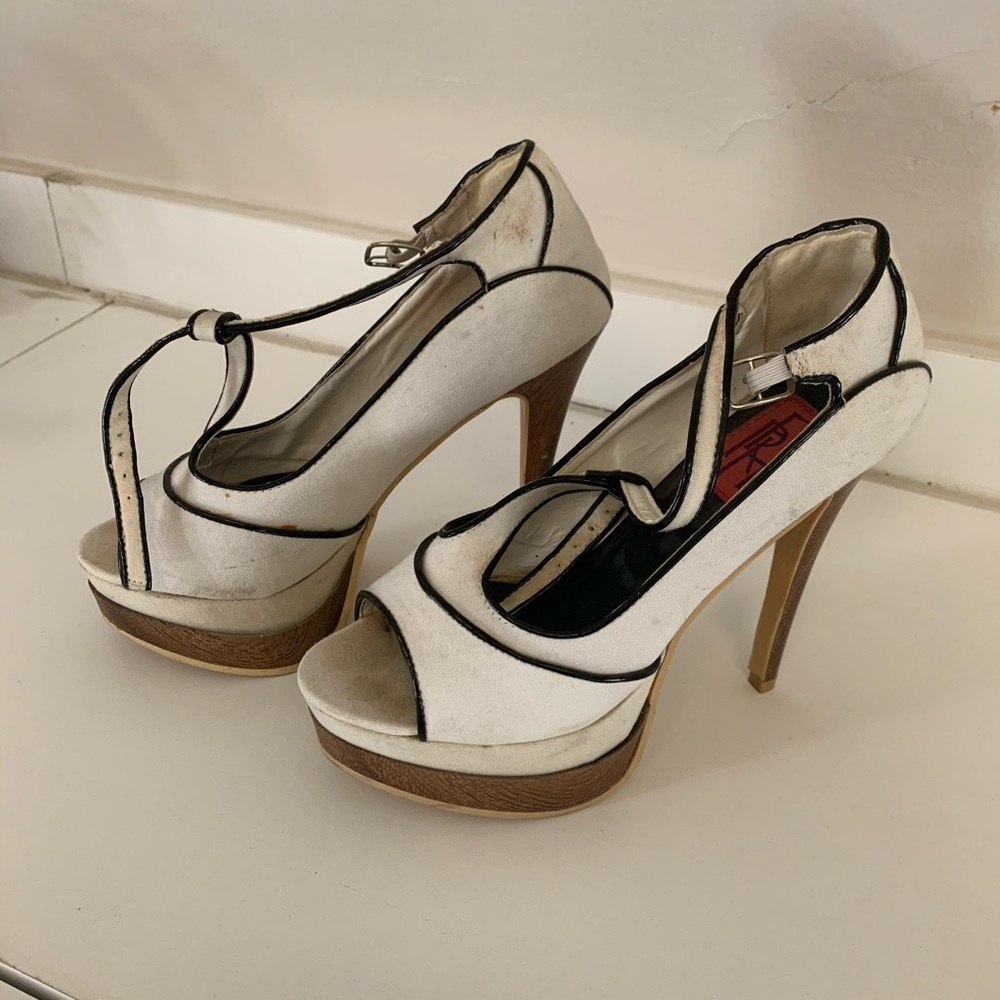 Black and White Pumps